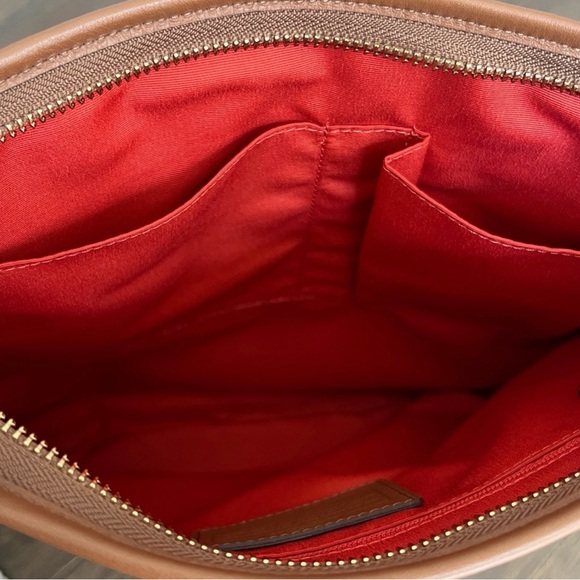 NWT!! Coach Varsity Stripe File Crossbody Bag ❤️💜❤️💜❤️💜❤️💜❤️💜❤️ - Picture 13 of 13